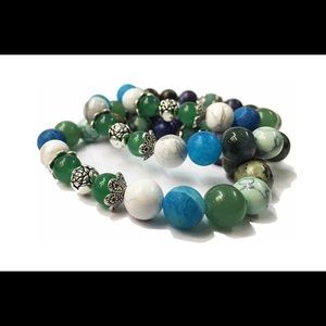 Stylish energy enhancing gemstone bracelets